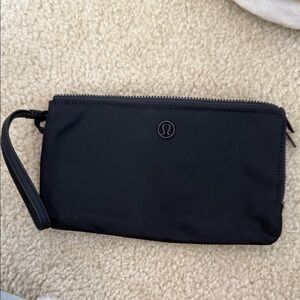 Lululemon Black Wristlet Pouch
